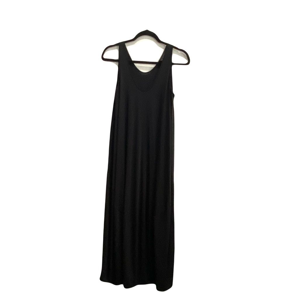 Hatch Black V Neck Sleeveless Maxi Dress One Size